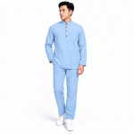 Baju Melayu - Light Blue - Image 2