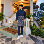 Baju Melayu - Navy