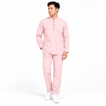 Baju Melayu - Pastel Pink - Image 2