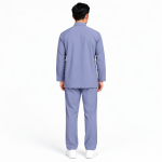 Baju Melayu - Slate Blue - Image 3